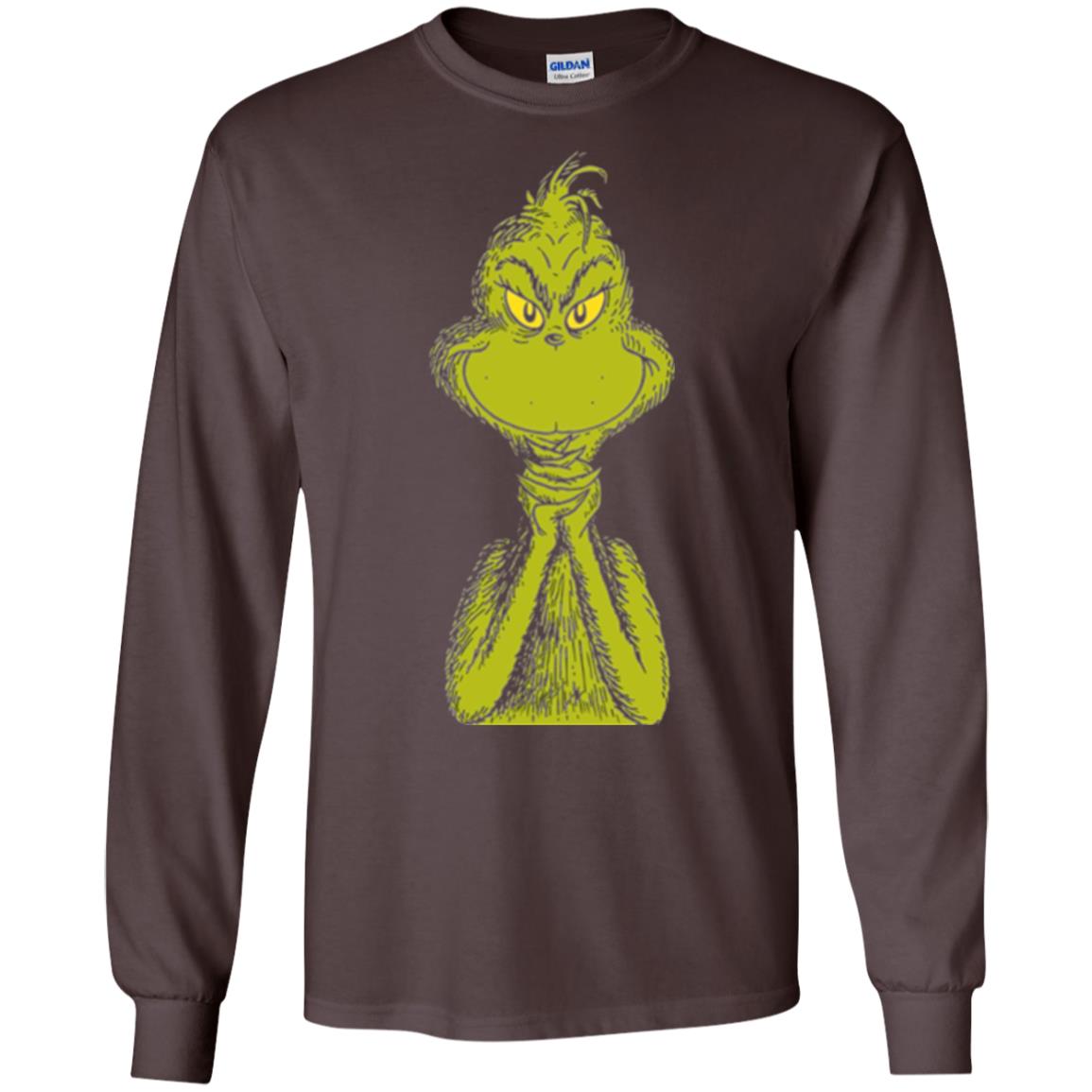 Dr. Seuss Classic Sly Grinch T-shirt Dark Chocolate