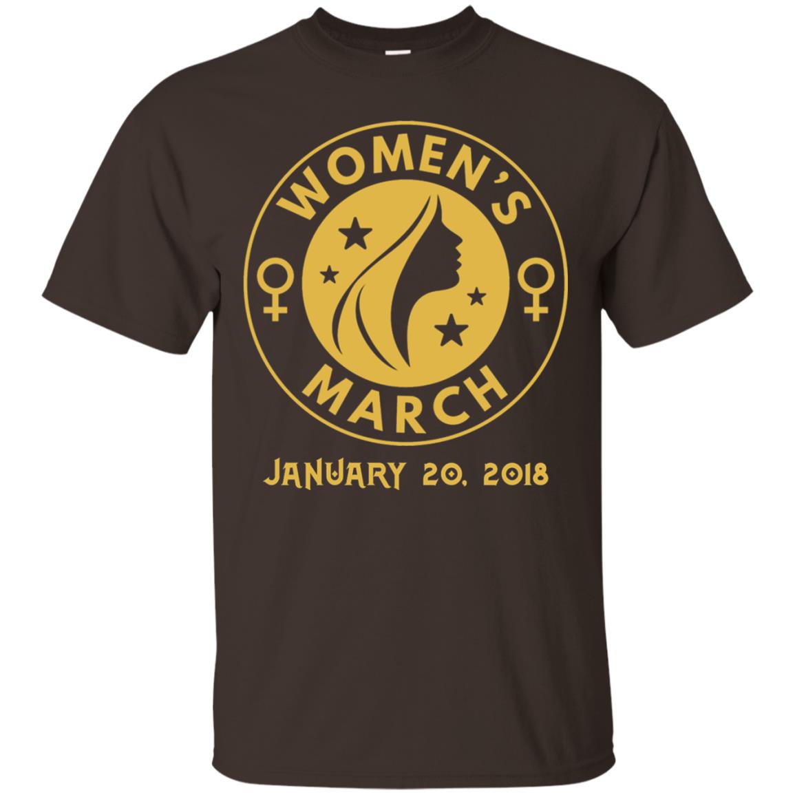 Women_s Right T-shirt Women_s March January 20th 2018 Protest Dark Chocolate