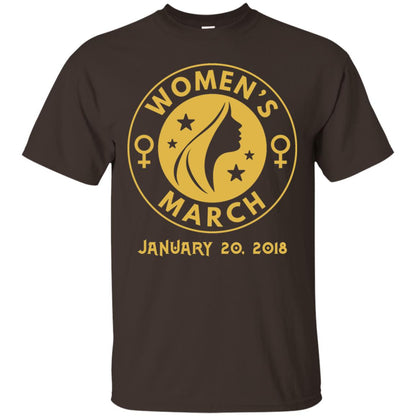 Women_s Right T-shirt Women_s March January 20th 2018 Protest Dark Chocolate