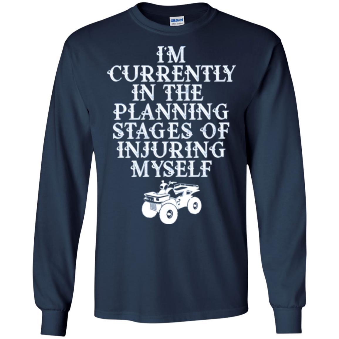 Four Wheeling T-shirt I'm Currently In The Planning Stages Navy