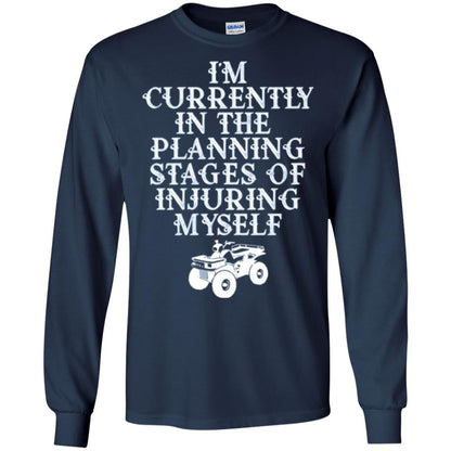 Four Wheeling T-shirt I'm Currently In The Planning Stages Navy