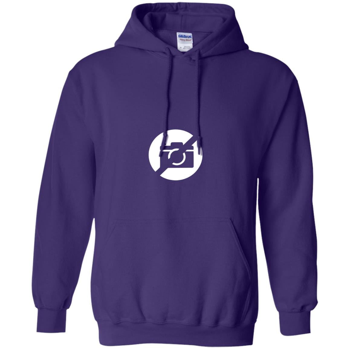 Just No Pictures Image T-shirt Purple
