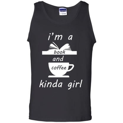 Book Lover T-shirt I'm A Book And Coffee Kinda Girl T-shirt Black