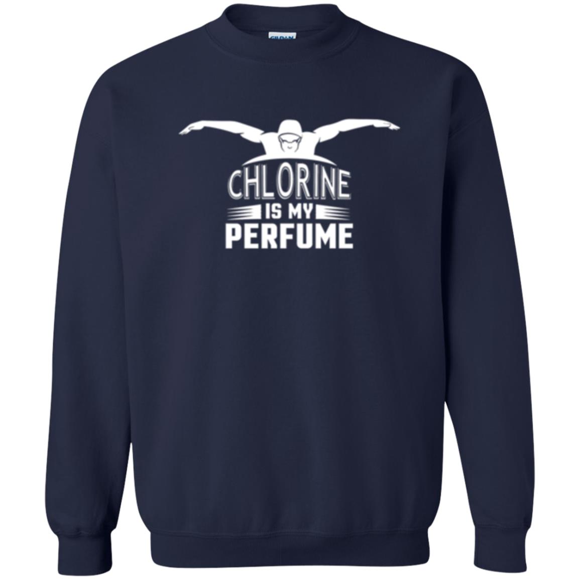 Swimmer T-shirt Chloring Is My Perfume T-shirt Navy
