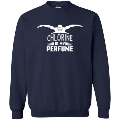 Swimmer T-shirt Chloring Is My Perfume T-shirt Navy