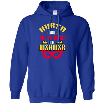 Nurse Are Superheroes In Disguise Movie Fan T-shirt Royal