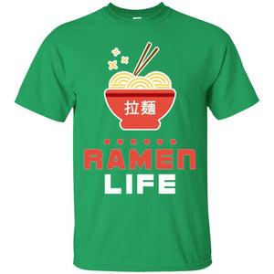 Tasty Anime Noodle Bowl T-shirt Ramen Life T-shirt