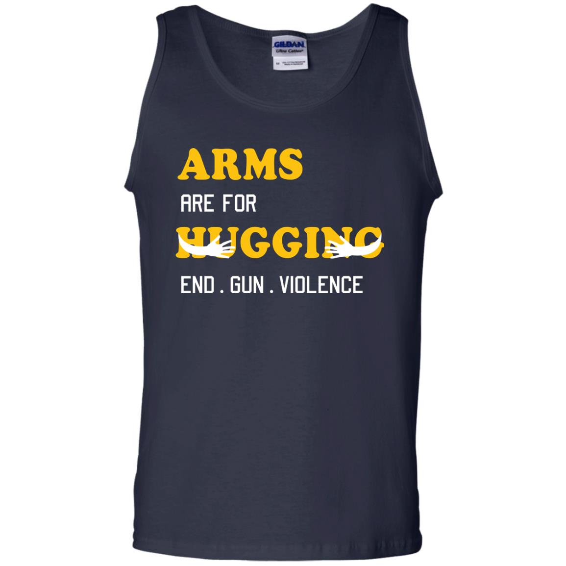 Arms Are For Hugging End Gun Violence Gun Control T-shirt Navy