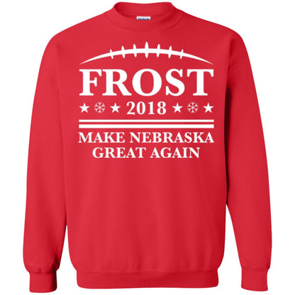 Frost 2018 T-shirt Make Nebraska Great Again Red