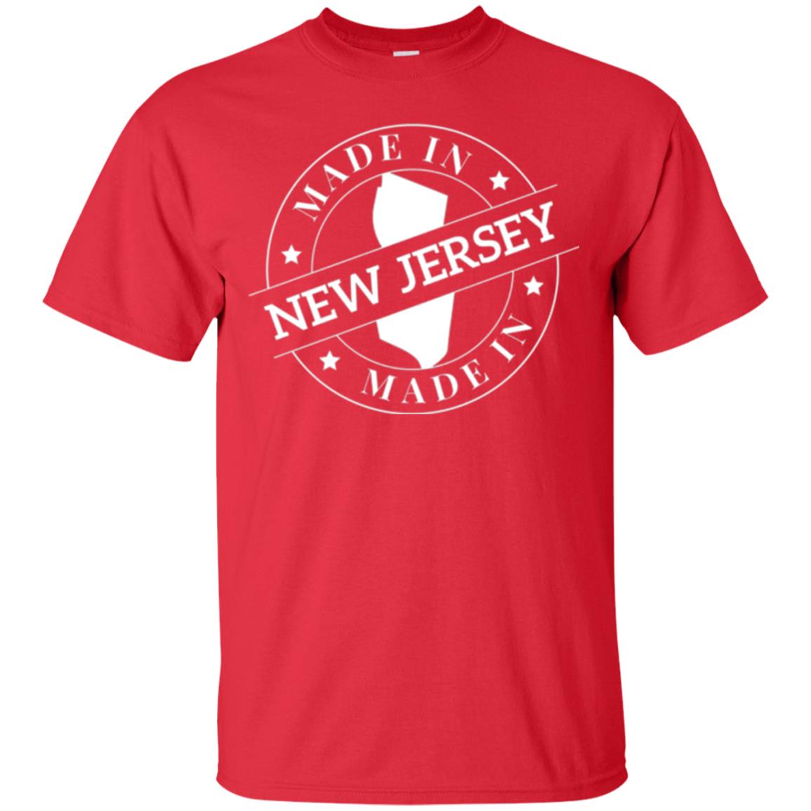 Made In New Jersey T-shirt Red