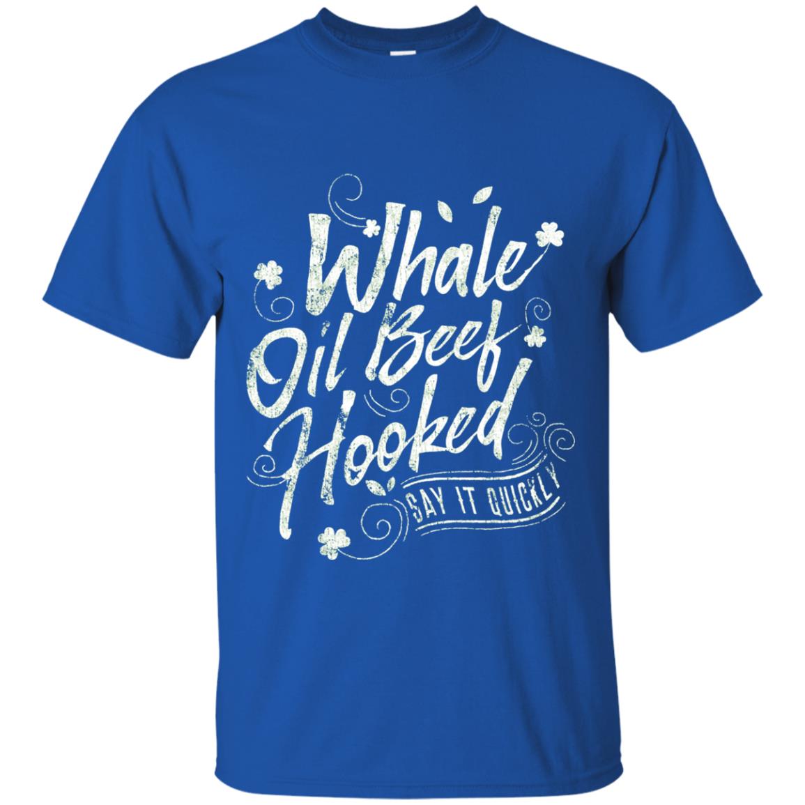 Whale Oil Beef Hooked T-shirt Royal