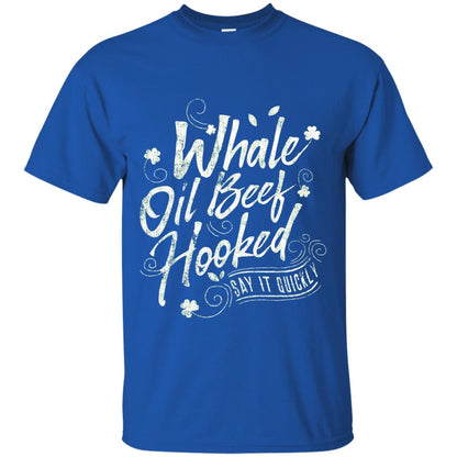 Whale Oil Beef Hooked T-shirt Royal