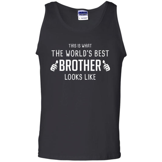 Brother T-shirt This Is What The Worlds Best Brother Looks Like Black