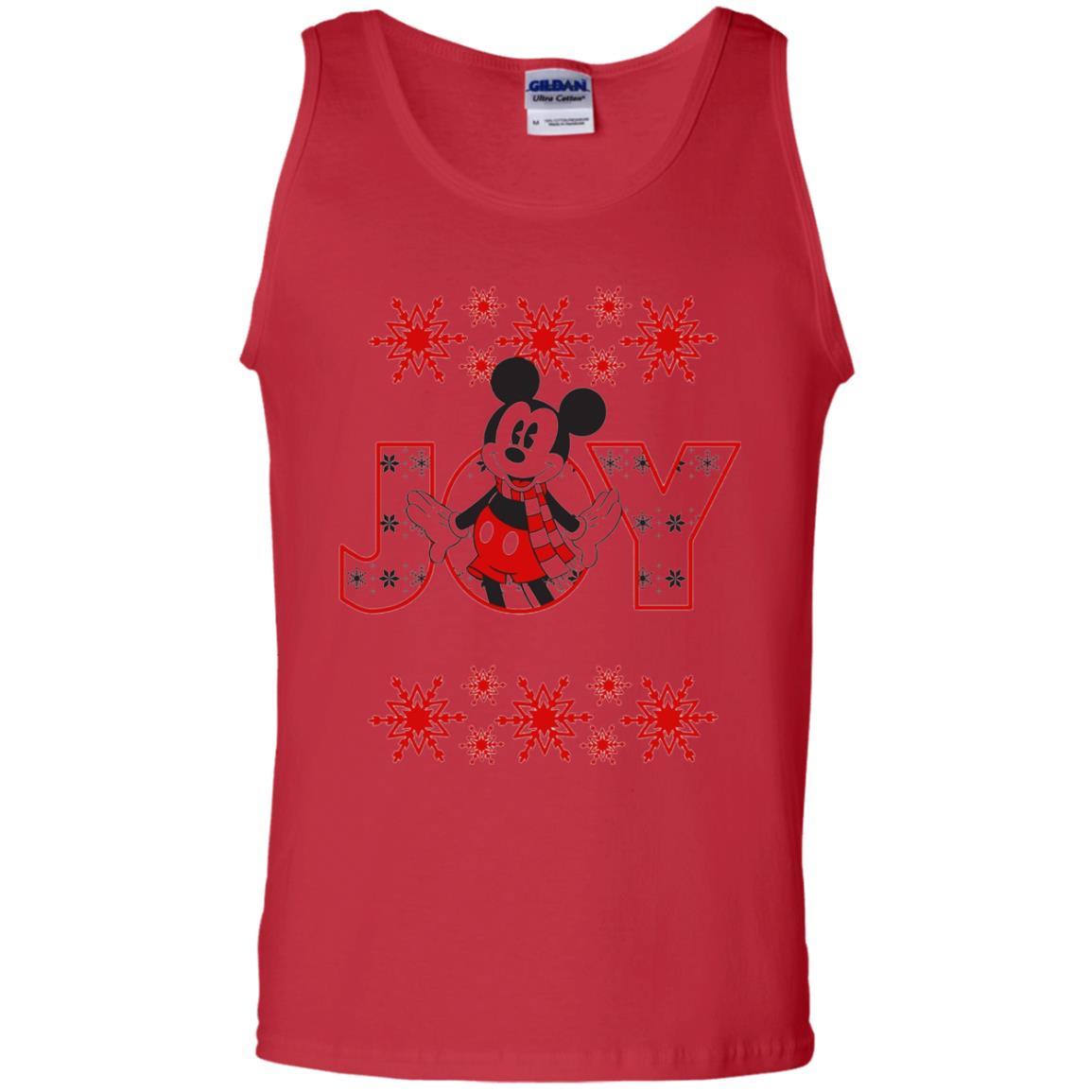 Christmas T-shirt Disney Mickey Mouse Joy Red