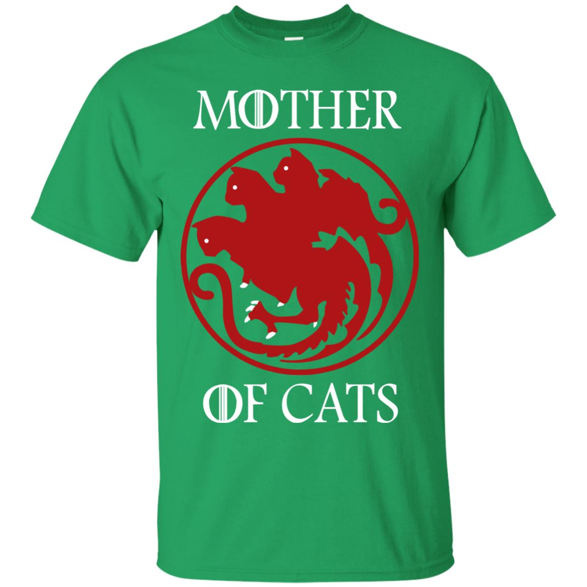 Mother Of Cats Cat Lover Shirt Irish Green