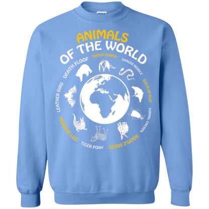 Save The Animals T-shirt Rare Animals Of The World Carolina Blue