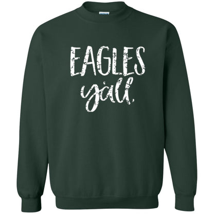 Eagles Y_all Flying Eagles T-shirt Forest Green