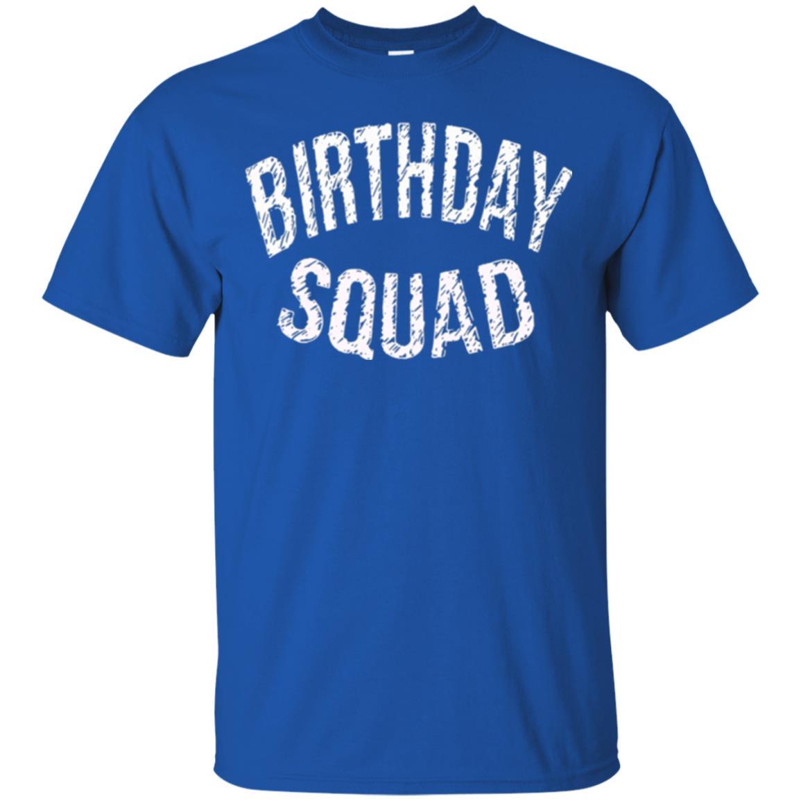 Birthday Squad T-shirt Royal