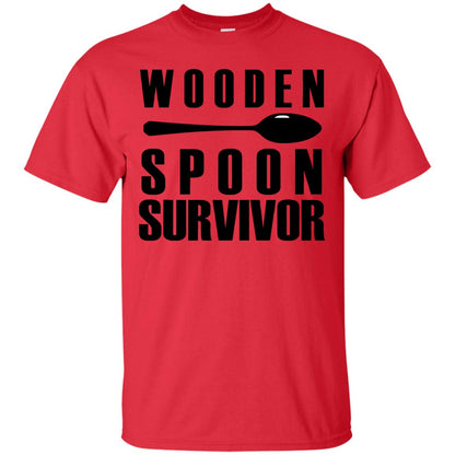 Wooden Spoons Survivor Shirt Red