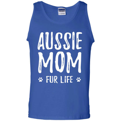 Aussie Mom Fur Life T-shirt Royal