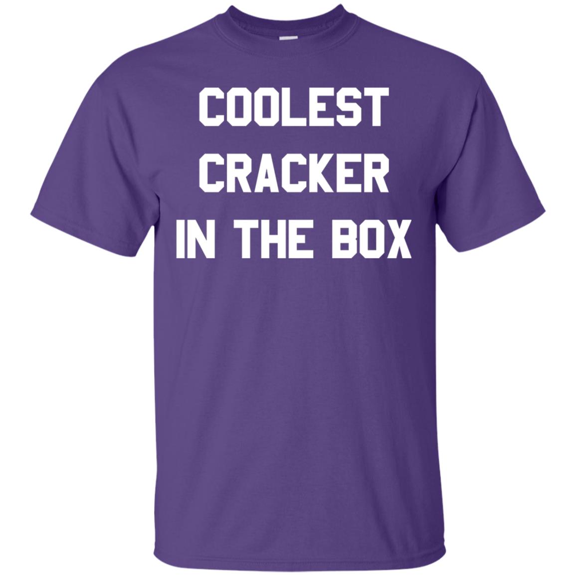 Coolest Cracker In The Box T-shirt Purple