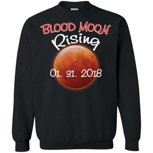 Blood Moon T-shirt Rising 01.31.2018 Black