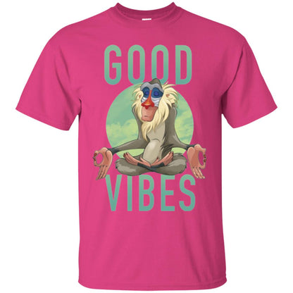 Rafiki Meditate Good Vibes T-shirt Heliconia