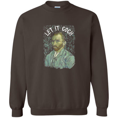 Artist T-shirt Vincent Van Let It Gogh Dark Chocolate