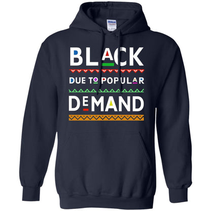 Black Due To Popular Demand Tshirt Navy