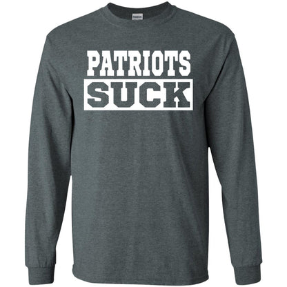 Patriots Suck T-shirt I Hate Patriots Dark Heather