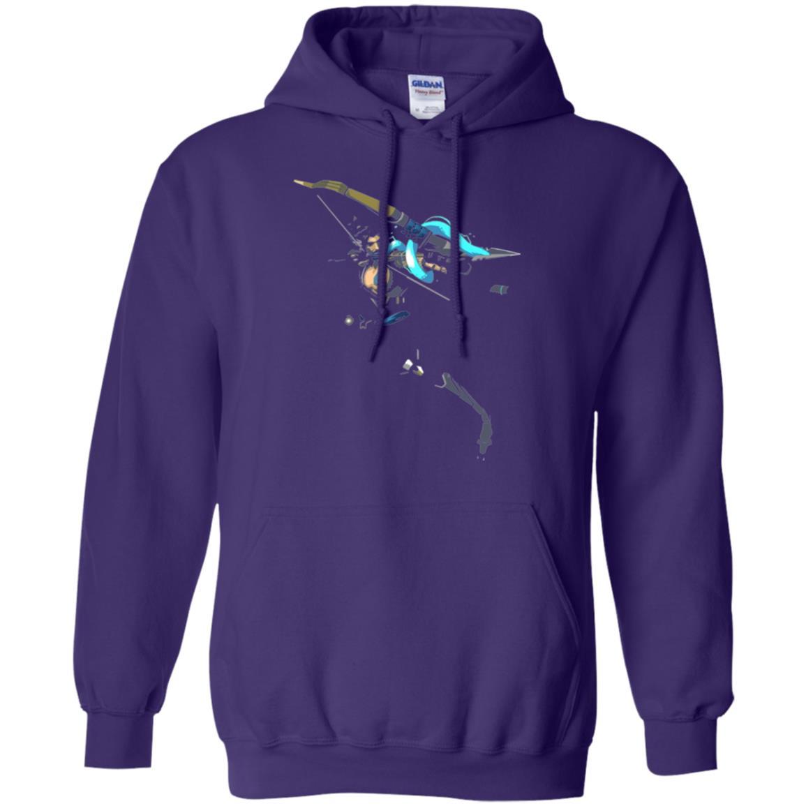 Overwatch Hanzo Dragonstrike Spray T-shirt Purple