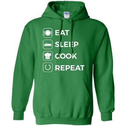 Chef T-shirt Eat Sleep Cook Repeat T-shirt