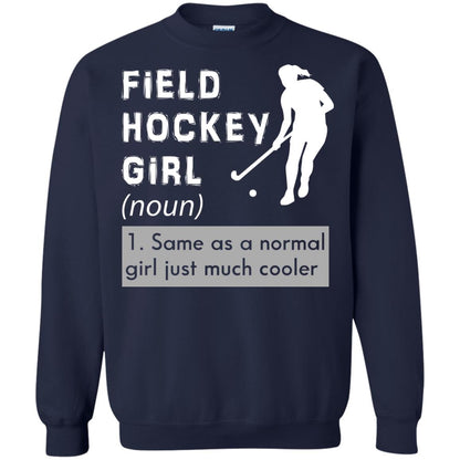 Field Hockey Girl Hockey Lover T-shirt Navy