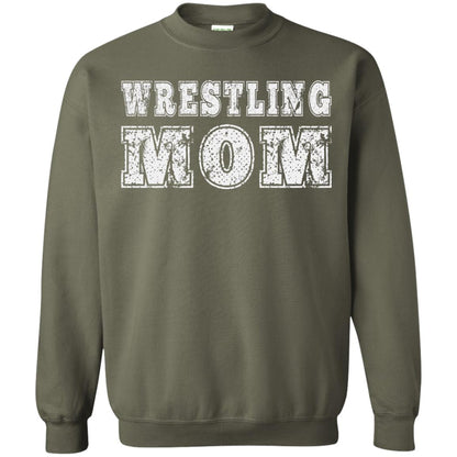 Wrestling Mom Mommy T-shirt Military Green