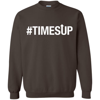 Feminist Movement T-shirt Time_s Up Dark Chocolate