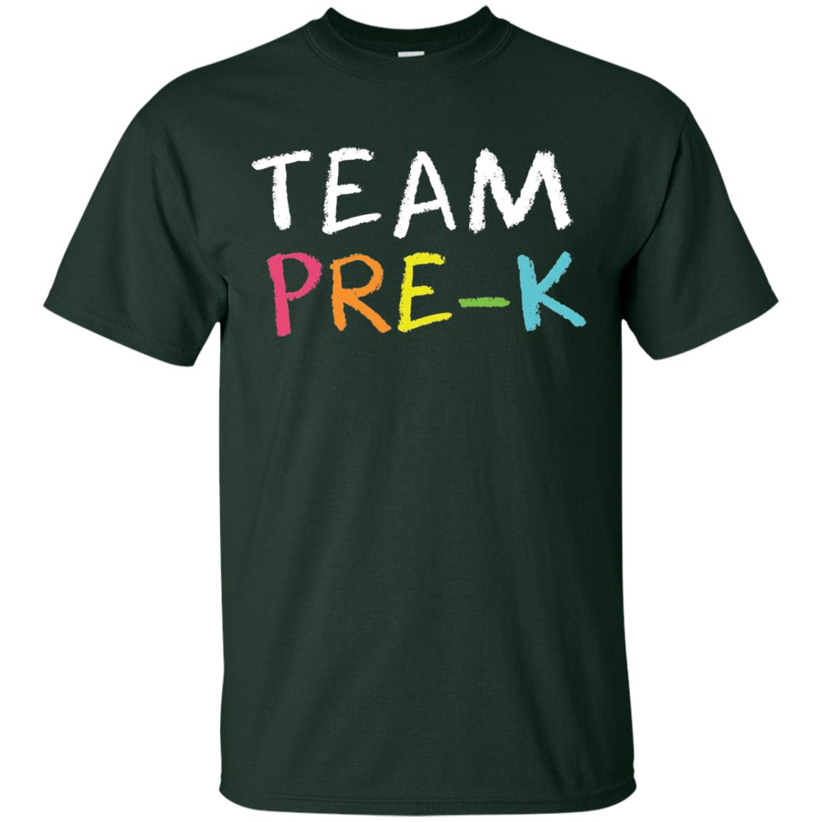 Team Pre-k Back To School Teacher T-shirt Forest