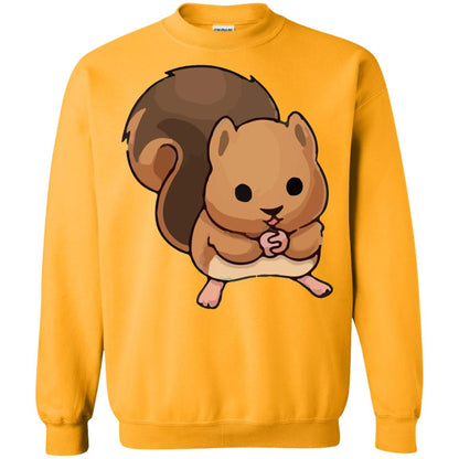 Cute Squirrel Graphic T-shirt Gold