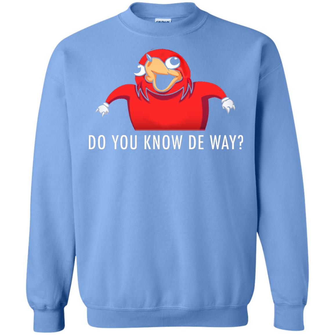 Do You Know De Way T-shirt Carolina Blue