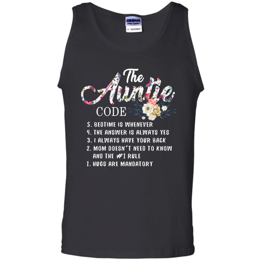 The Auntie Code Shirt For Womens Black