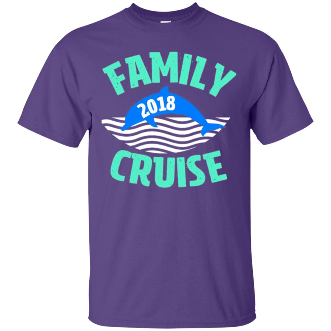 Family T-shirt Cruise Vacation 2018 Purple