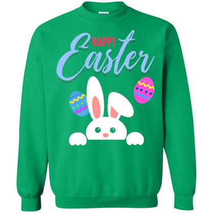 Emoji Bunny Egg Happy Easter Shirt Irish Green