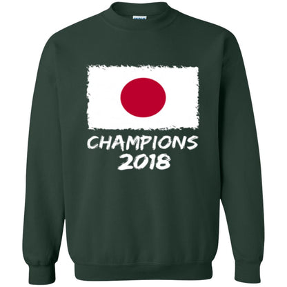 Football Lover T-shirt Japan Champions 2018 T-shirt Forest Green