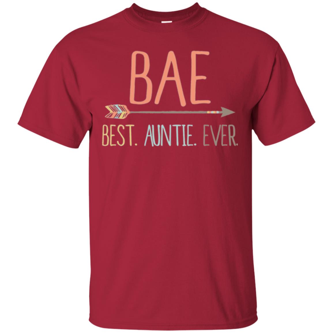 Bae T-shirt Best Auntie Ever Cardinal