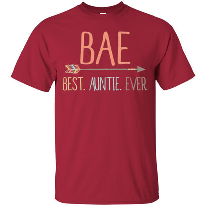 Bae T-shirt Best Auntie Ever Cardinal