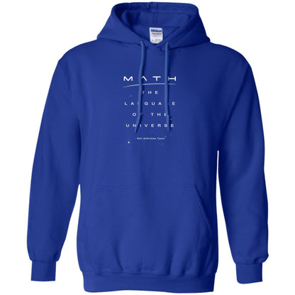 Math Lover T-shirt The Language Of The Universe Royal
