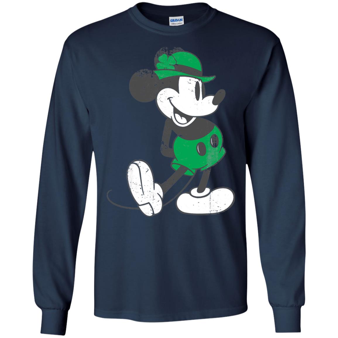 Mickey Mouse St. Patrick_s Day T-shirt Navy