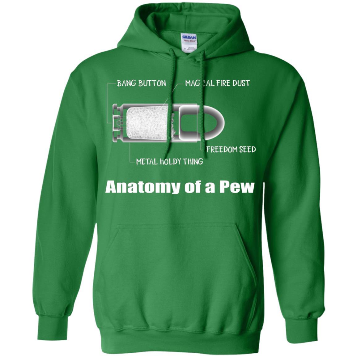 Bullet T-shirt The Anatomy Of A Pew Irish Green