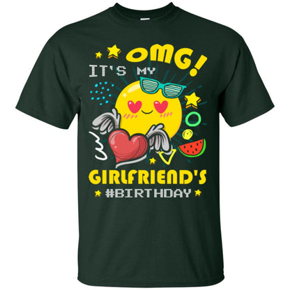 Boyfriend T-shirt Omg It's My Girlfriend's #birthday Forest