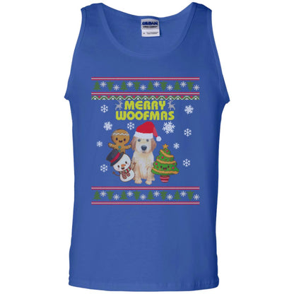 Merry Woofmas Dogs Lovers X-mas 2018 Gift Shirt Royal