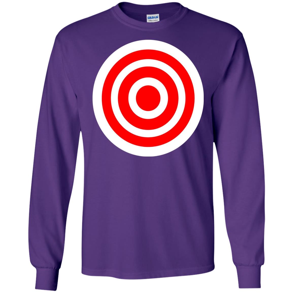 Funny Practice Bulls Eye Board Game Target T-shirt Purple